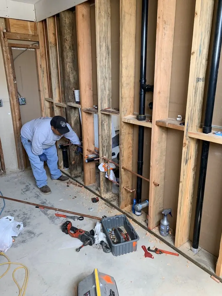 Commercial rough-in plumbing for Gas Line Repair in Colony Fairfield